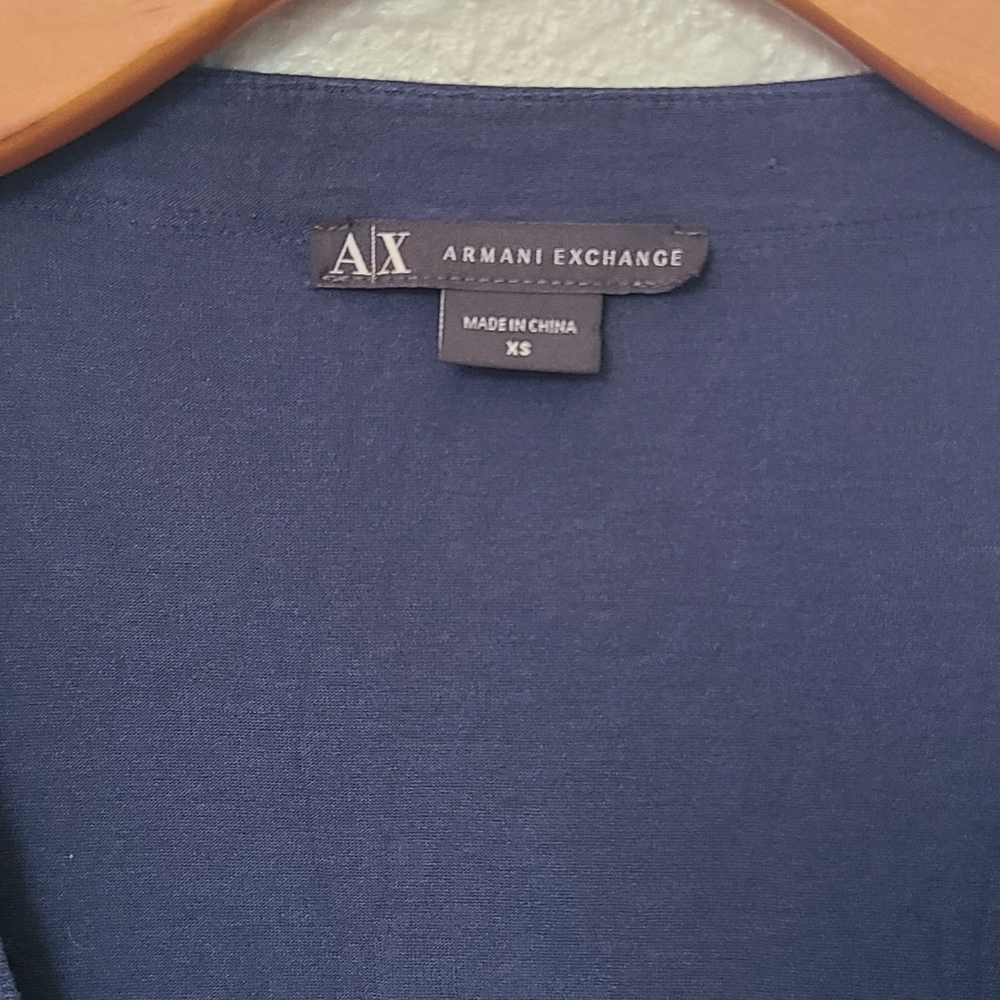 American Exchange Blue Drawstring top XS - Picture 12 of 12